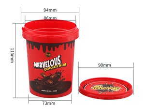 Ведро с IML-этикеткой 600мл, CX039D