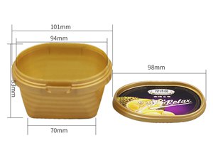 Контейнер для мороженого с IML-этикеткой 70 мл, CX005