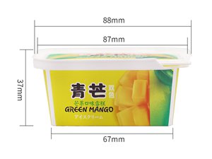 Контейнер с крышкой с IML-этикеткой 150 мл, CX034