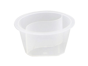 Раздельный контейнер с IML-этикеткой с 2 отделениями, CX075