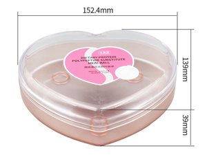 Контейнер в форме сердца с IML-этикеткой 330 мл, CX049
