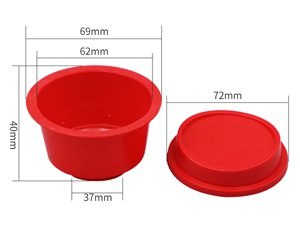 Красный стаканчик с IML этикеткой 80 мл, CX010