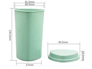 Стаканчики с крышкой с IML этикеткой 500 мл, CX070