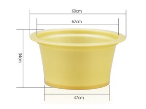 Золотой стаканчик с IML этикеткой 60 мл, CX072