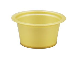 Золотой стаканчик с IML этикеткой 60 мл, CX072