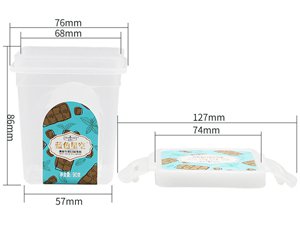 Стаканчик для мороженого с крышкой с IML этикеткой 280 мл, CX009-2