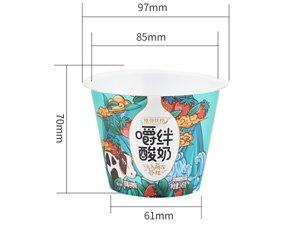 Стаканчик для напитков с IML этикеткой 246 мл, CX066