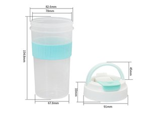 Стакан с крышкой с IML этикеткой 500 мл, CX109