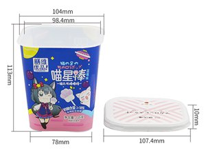 Стаканчик для еды с IML этикеткой