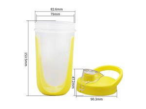 500ml IML Drink Cup with Lid, Double Color Cup, CX110