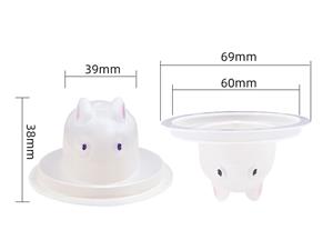 Чашка в форме зайчика с IML этикеткой 50 мл, CX137