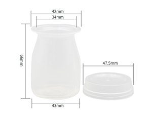 Пластиковая бутылочка с IML этикеткой 90 мл, CX006A