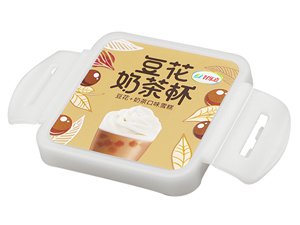 Квадратная крышка с IML этикеткой 74 мм на 72 мм, CX051