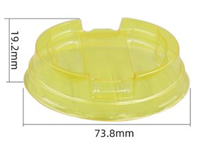 Пластиковая круглая крышка с IML этикеткой Ø73,8 мм, CX021