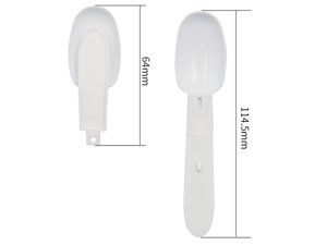 Пластиковая круглая крышка с IML этикеткой с ложкой Ø71,86 мм, CX023